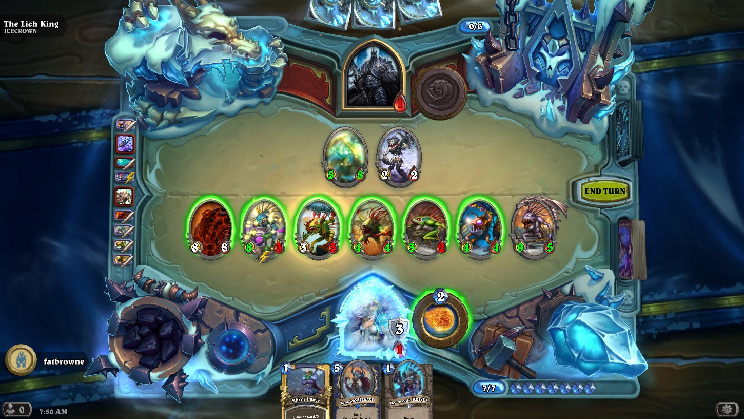 Druid Hunter Mage Priest Rogue Shaman Warlock Warrior Lich King fatbrowne adam browne plays hearthstone a card collecting game developed by Blizzard